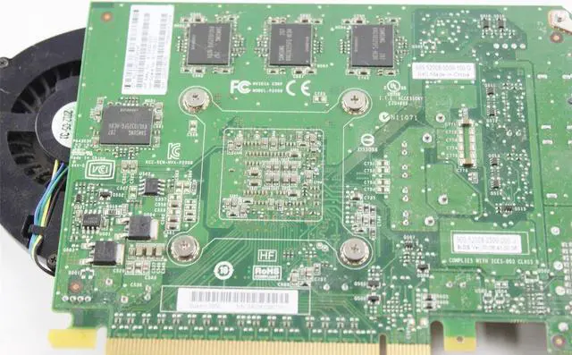 Alt view image 2 of 4 - HP NVIDIA Quadro 2000 High Profile 1GB GDDR5 DVI Dual DPI Display Port PCI-E Video Graphics Card 612952-003 671136-001 180-12008-1005-A01