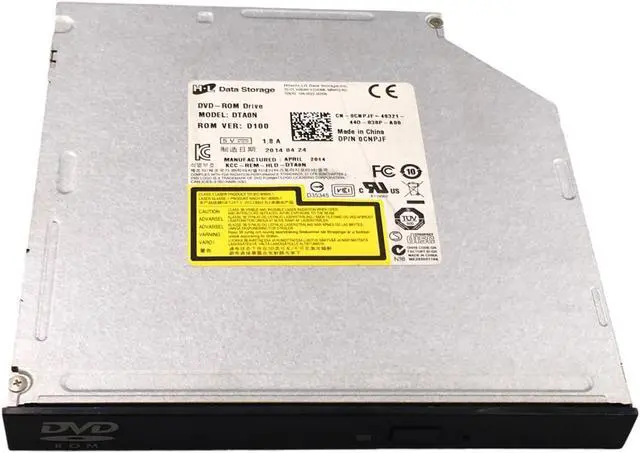Alt view image 3 of 7 - Dell Hitachi DTA0N 8X DVD-ROM Drive CNPJF 0CNPJF