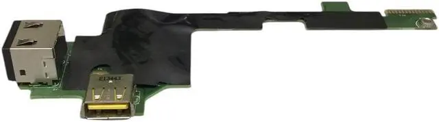 Alt view image 3 of 4 - Lenovo Thinkpad W530 USB Ethernet Port Card Board 04W6898 55.4QE02.001