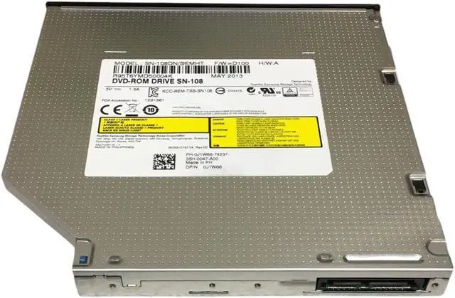 Alt view image 2 of 7 - Dell OptiPlex 9020 DVD-ROM Drive SN-108DN J1W66 0J1W66 CN-0J1W66