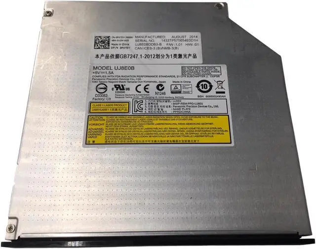 Alt view image 3 of 7 - UJ8E0B CN-0PX7DY 0PX7DY Optical Disc Drive