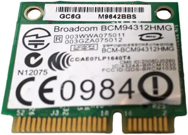 Alt view image 2 of 3 - Dell Broadcom Wireless Wifi Card DW1397 BCM94312HMG