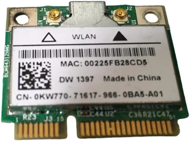 Main image of Dell Broadcom Wireless Wifi Card DW1397 BCM94312HMG