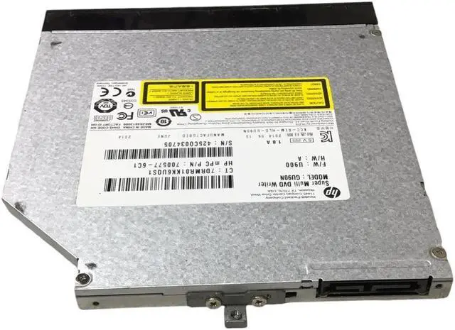 Alt view image 5 of 6 - HP SATA Super Multi DVD Writer Drive GU90N 700577-6C1