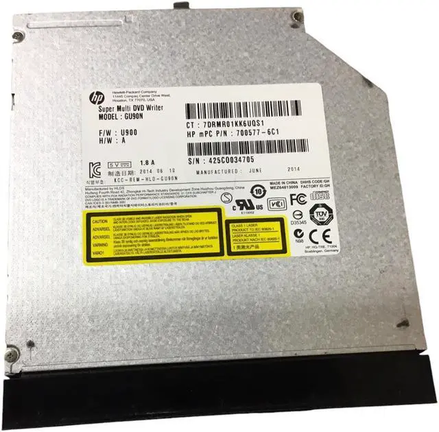Main image of HP SATA Super Multi DVD Writer Drive GU90N 700577-6C1