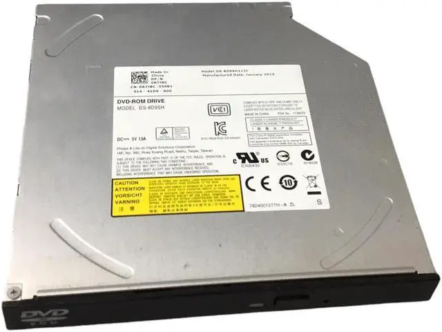 Main image of DELL DS-8D9SH Dell SATA DVD ROM Media Drive PN: 0R7J8C