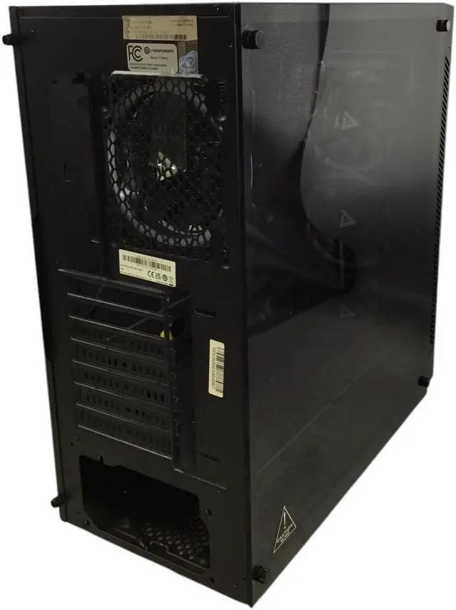 Alt view image 3 of 7 - Cyberpower PC C Series Computer Case, w/Fans, Black & Glass ET8680-16385