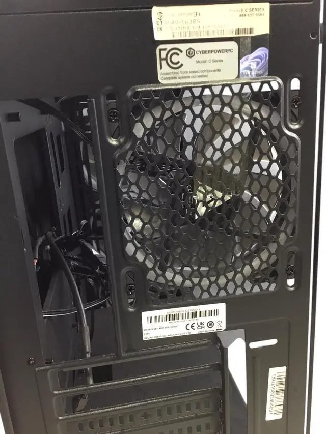 Alt view image 5 of 7 - Cyberpower PC C Series Computer Case, w/Fans, Black & Glass ET8680-16385