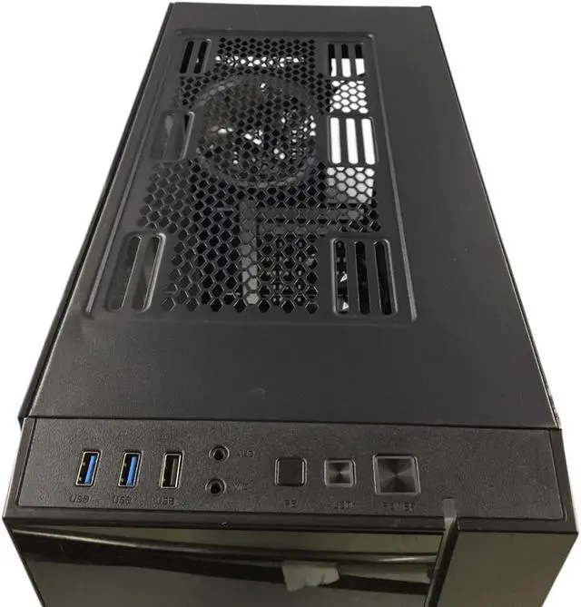 Alt view image 7 of 7 - Cyberpower PC C Series Computer Case, w/Fans, Black & Glass ET8680-16385