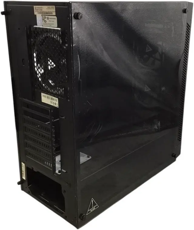 Alt view image 4 of 7 - Cyberpower PC C Series Computer Case, w/Fans, Black & Glass ET8680-27998