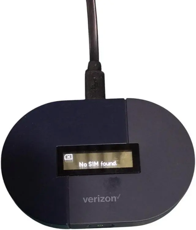 Alt view image 2 of 7 - Verizon 4G LTE Ellipsis Jetpack MHS900L Wi-Fi Hotspot Modem- Blue