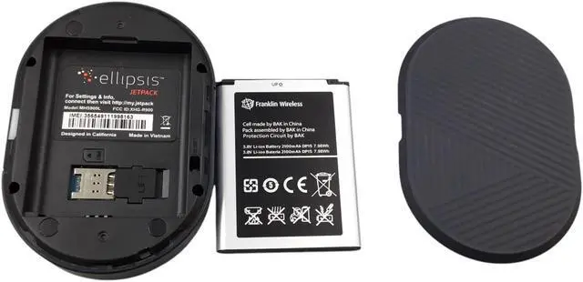 Alt view image 5 of 7 - Verizon 4G LTE Ellipsis Jetpack MHS900L Wi-Fi Hotspot Modem- Blue