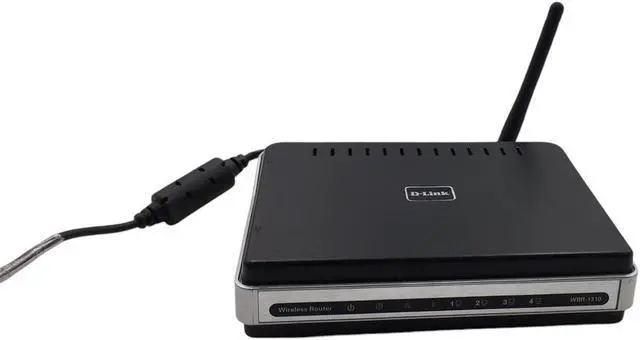 Alt view image 2 of 6 - D-Link WBR-1310 4-Port Wireless Router Tested Power on