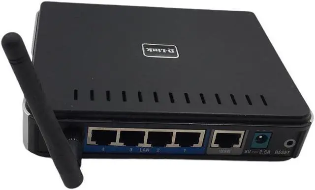 Alt view image 5 of 6 - D-Link WBR-1310 4-Port Wireless Router Tested Power on