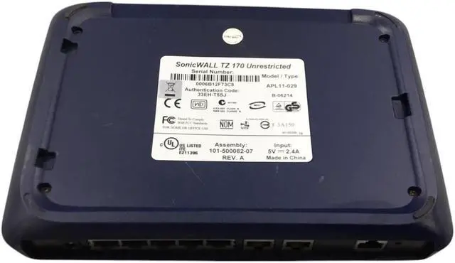 Alt view image 4 of 6 - Sonicwall TZ 170 Firewall Switch Security Appliance W/O Adapter APL11-029"power on"
