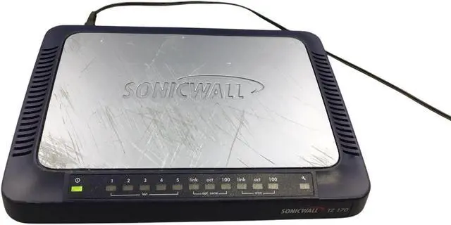 Main image of Sonicwall TZ 170 Firewall Switch Security Appliance W/O Adapter APL11-029"power on"