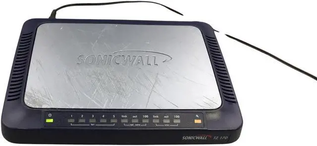 Alt view image 6 of 6 - Sonicwall TZ 170 Firewall Switch Security Appliance W/O Adapter APL11-029"power on"