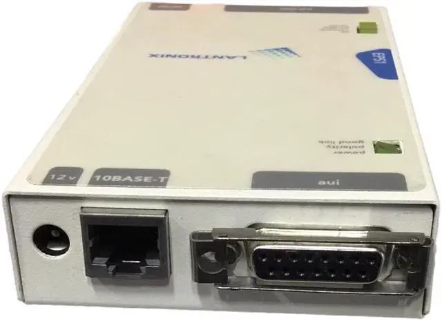 Alt view image 3 of 7 - Lantronix EPS1 Print Server, 12v 10BASE-T