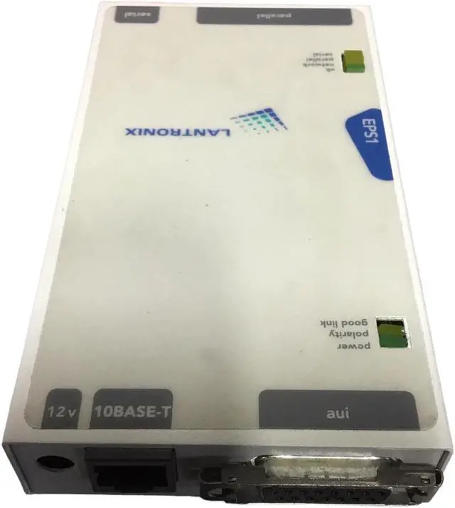 Alt view image 7 of 7 - Lantronix EPS1 Print Server, 12v 10BASE-T