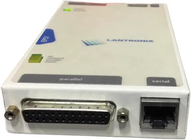 Alt view image 2 of 7 - Lantronix EPS1 Print Server, 12v 10BASE-T