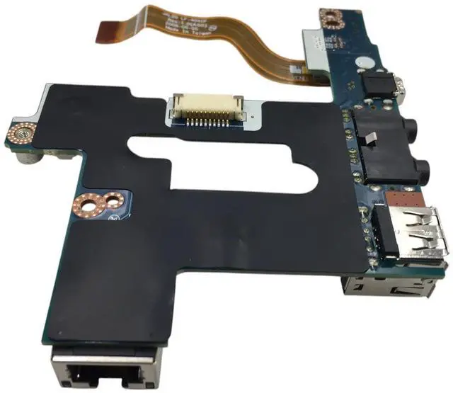 Alt view image 6 of 7 - Dell Latitude E6500 USB Audio LAN Firewire Board with Cable K120P LS-4044P