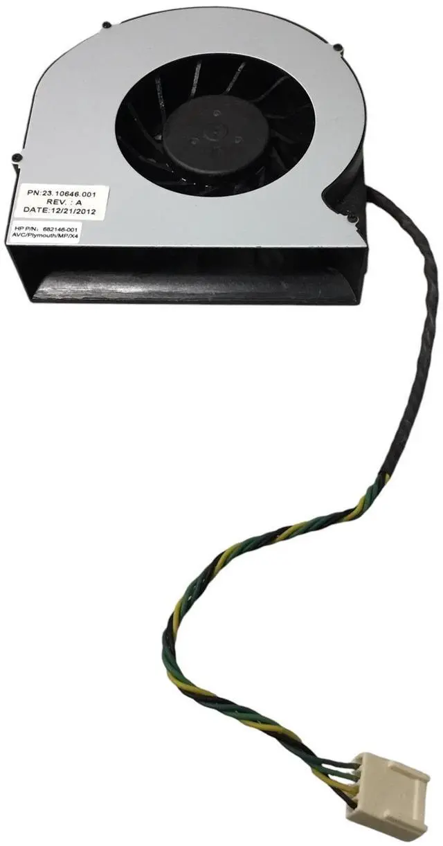Alt view image 3 of 4 - HP T610 Plus USFF Cooling Fan 5.0V 0.6A BASA0819R5U 682146-001, 23.10646-001