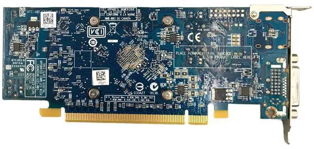 Alt view image 5 of 5 - Dell AMD Radeon HD7570 1GB GDDR5 Low Profile Video Graphics Card 0KFWWP