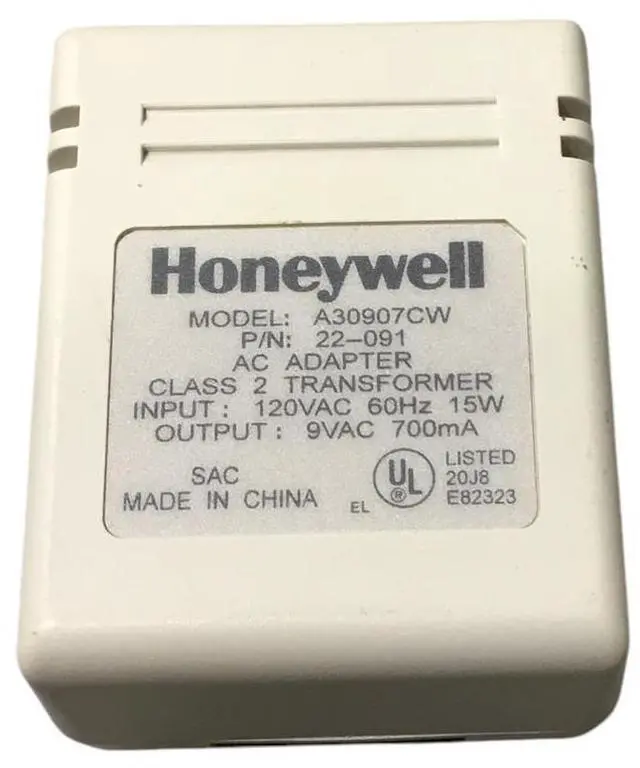 Main image of Honeywell A30907CW, 22-091 Transformer, AC Adapter