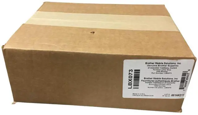 Main image of Brother Mobile Solutions, Inc Thermal Paper 1000 sheet LBX073
