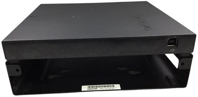 Alt view image 4 of 7 - Lenovo ThinkCentre Tiny PC External USB DVD-RW M93P M73 00XD342 Bracket 03T9717