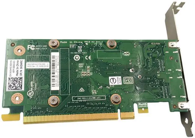 Alt view image 6 of 7 - GENUINE NVIDIA NVS 310 DELL 0K3WRCDUAL DISPLAY PORT 512MB VIDEO CARD