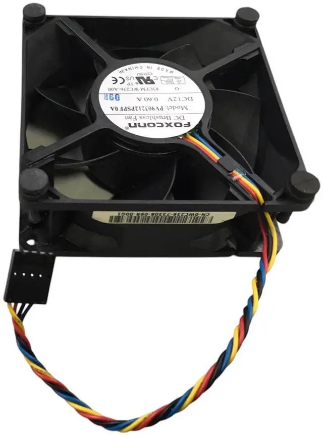 Alt view image 6 of 7 - FOXCONN PV903212PSPF0A 12V Temperature Control Case Cooling Fan