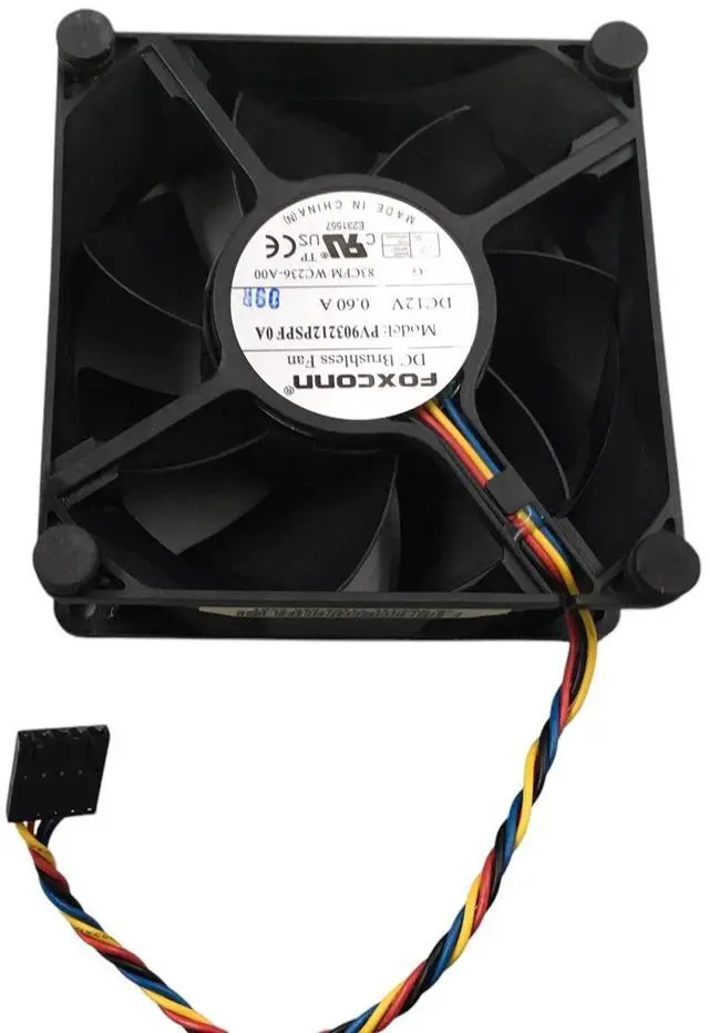 Alt view image 7 of 7 - FOXCONN PV903212PSPF0A 12V Temperature Control Case Cooling Fan