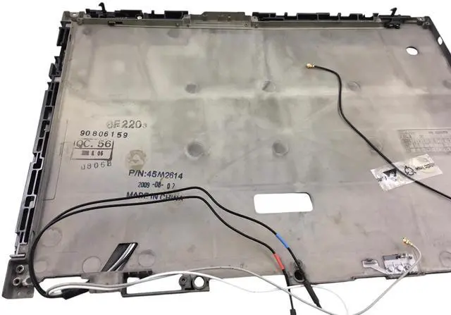 Alt view image 2 of 7 - Lenovo ThinkPad T400 LCD Top Back Cover Assembly N45M2614 w Cables