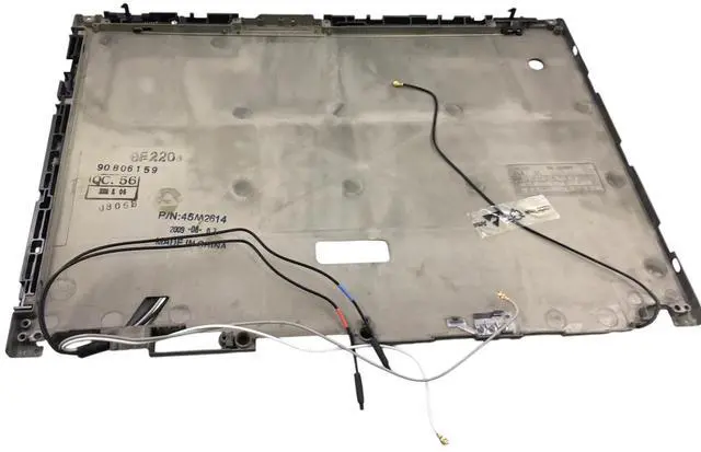 Alt view image 7 of 7 - Lenovo ThinkPad T400 LCD Top Back Cover Assembly N45M2614 w Cables