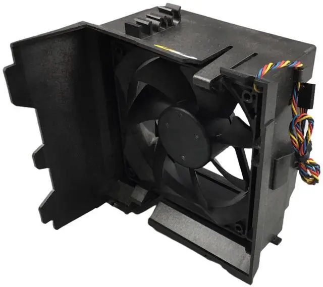 Alt view image 3 of 5 - Genuine GX740 GX755 210L SMT Dell Case Fan and Bracket Assembly RR527, Y4574, G9096, P211D, P701K, P714F, H9073, WP747 H7058 DELL Dimension 3100, E510, 5000, 5150, E520