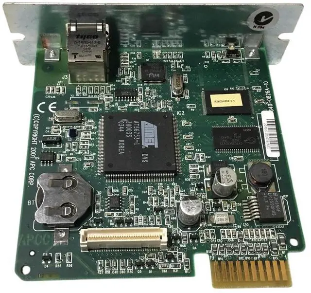 Alt view image 4 of 5 - APC SmartSlot AP9617 UPS Remote Network Management Card 640-0826A-10