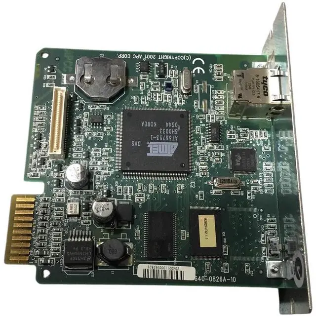 Alt view image 3 of 5 - APC SmartSlot AP9617 UPS Remote Network Management Card 640-0826A-10
