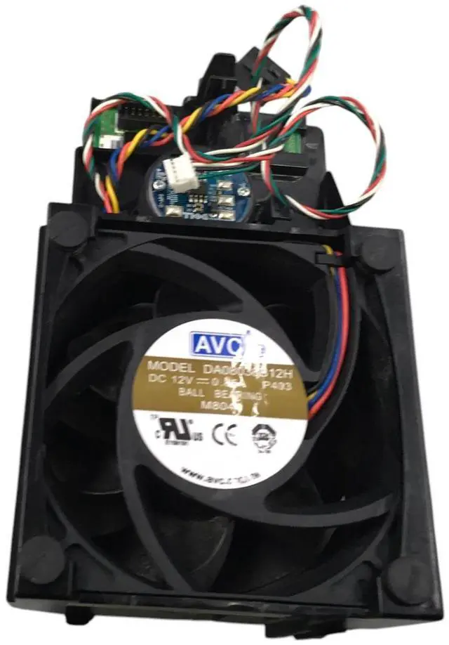 Alt view image 6 of 7 - AVC Fan 0M8041 M8041 for XPS 200 210 DA08038B12H 80x80x38mm 4-wire DC12V 0.85A