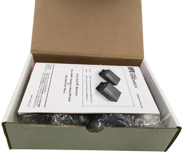 Alt view image 2 of 5 - HR Hall Research HDMI OverUTP Extender Sender-Receiver Kit with Power Supplies