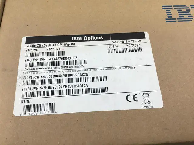 Alt view image 3 of 3 - Lenovo/IBM 49Y4379 60Y0124 QPI Wrap Card For x3850 X5 & x3950 X5