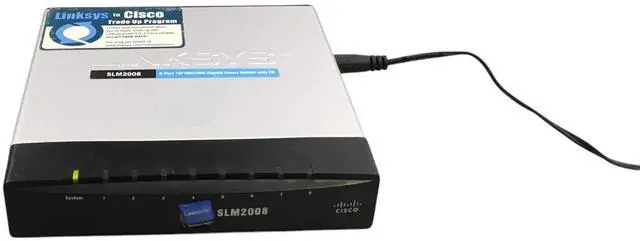 Main image of Linksys Switch SLM 2008 8 Port Gigabit Smart Switch