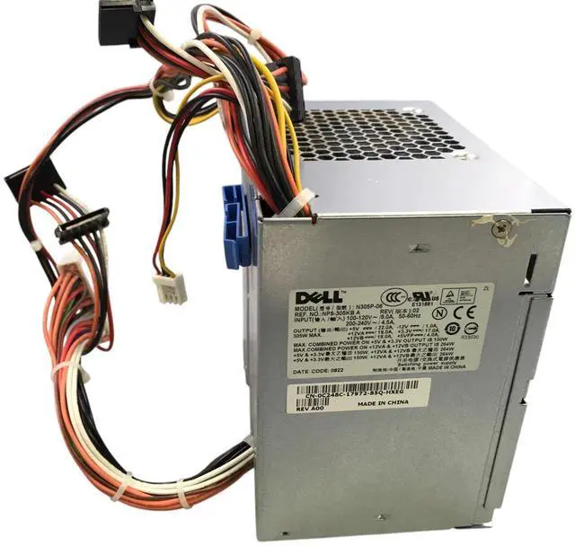 Alt view image 3 of 7 - Dell Optiplex 740 305W Desktop Switching Power Supply N305P-06 NPS-305KB A