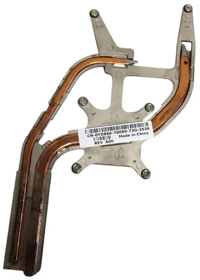 Alt view image 2 of 2 - Dell Latitude D820 Laptop Computer Cooling System HeatSink 0YD866 0YD866