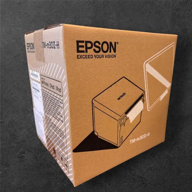 Alt view image 3 of 7 - Epson TM-M30II Thermal Wireless Dongle Required POS Receipt Printer - Ethernet Connectivity - Thermal line Printing Technology, 250 mm/sec Print Speed, 203 dpi, Auto-Cutter, Monochrome