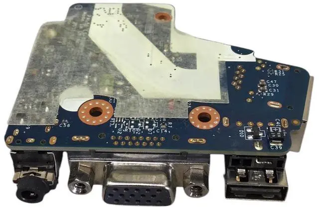 Alt view image 6 of 7 - Dell Latitude E6420 Ethernet/Audio/USB/VGA Board - LS-6592P 03258H