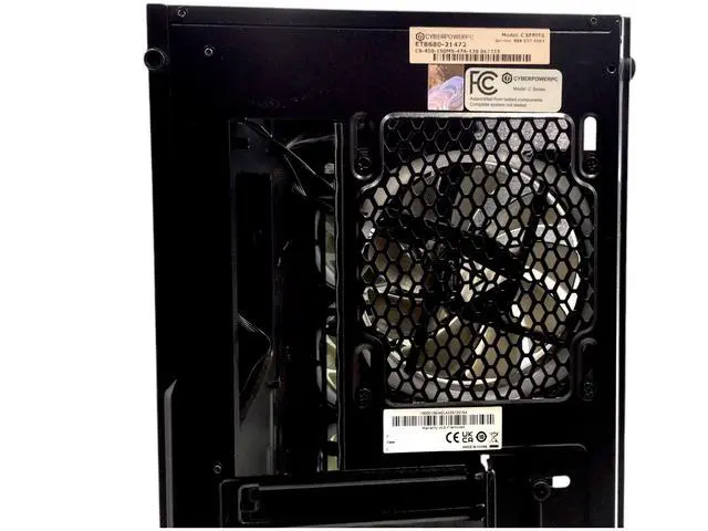 Alt view image 5 of 7 - Cyberpower PC C Series Computer Case, w/Fans, Black & Glass ET8680-21472