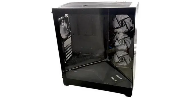 Alt view image 2 of 7 - Cyber power PC Model C Series Desktop PC case & Fan only ET 8732-2296