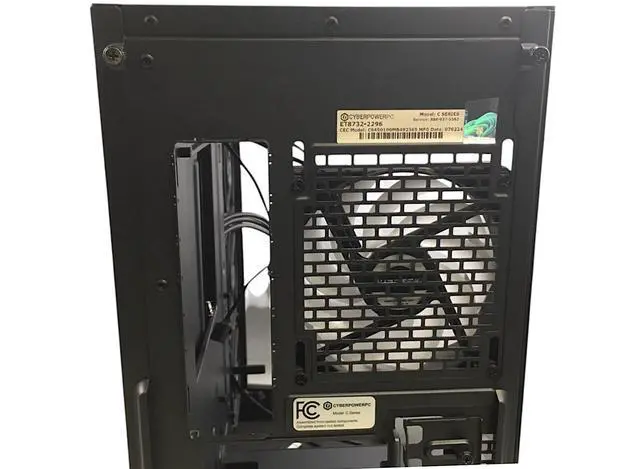 Alt view image 5 of 7 - Cyber power PC Model C Series Desktop PC case & Fan only ET 8732-2296
