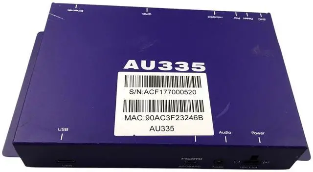 Alt view image 2 of 7 - BrightSign AU335 Portable Ethernet & USB Ports Digital Audio Player **No Cords*